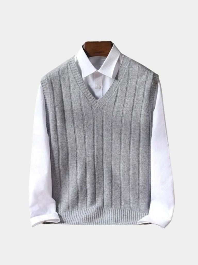 Men’s Knit Sweater – Merino Wool Pullover Casual Everyday Knitwear