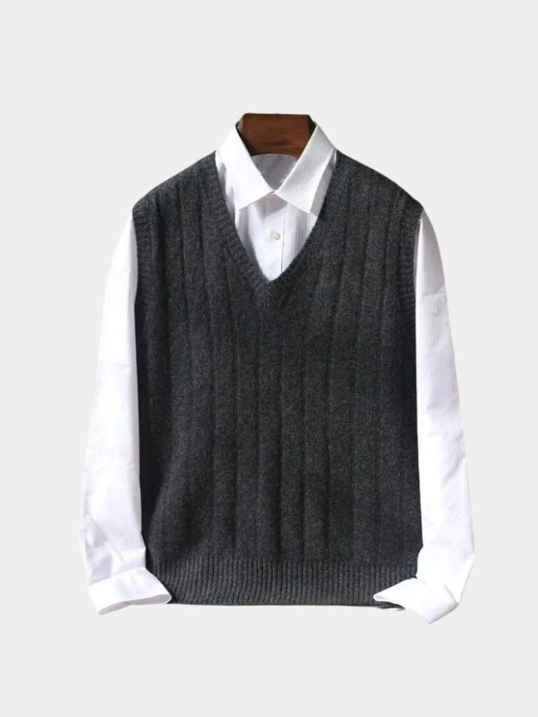 Men’s Knit Sweater – Merino Wool Pullover Casual Everyday Knitwear