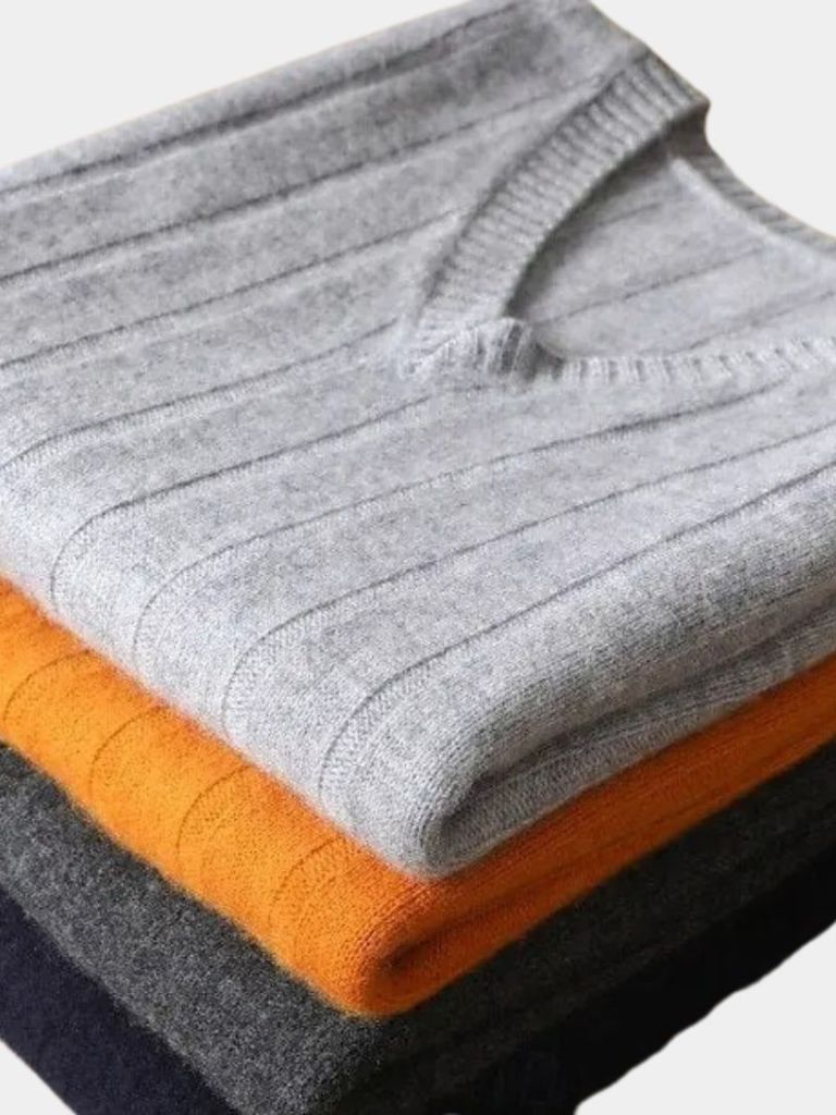 Men’s Knit Sweater – Merino Wool Pullover Casual Everyday Knitwear
