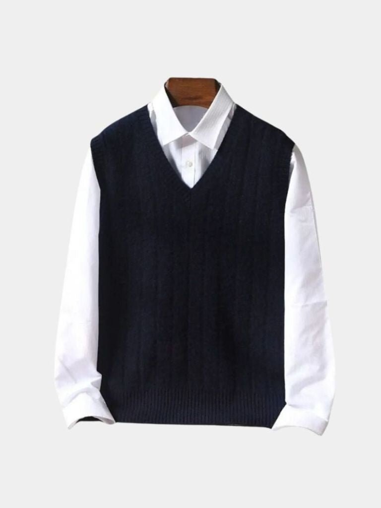 Men’s Knit Sweater – Merino Wool Pullover Casual Everyday Knitwear
