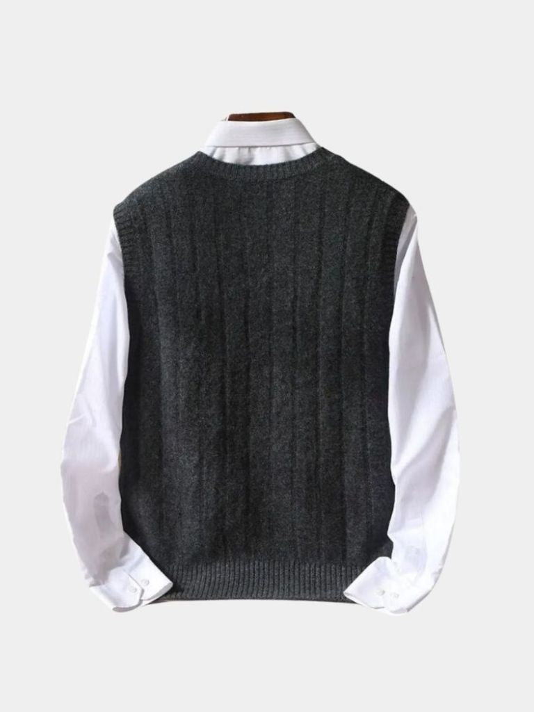 Men’s Knit Sweater – Merino Wool Pullover Casual Everyday Knitwear
