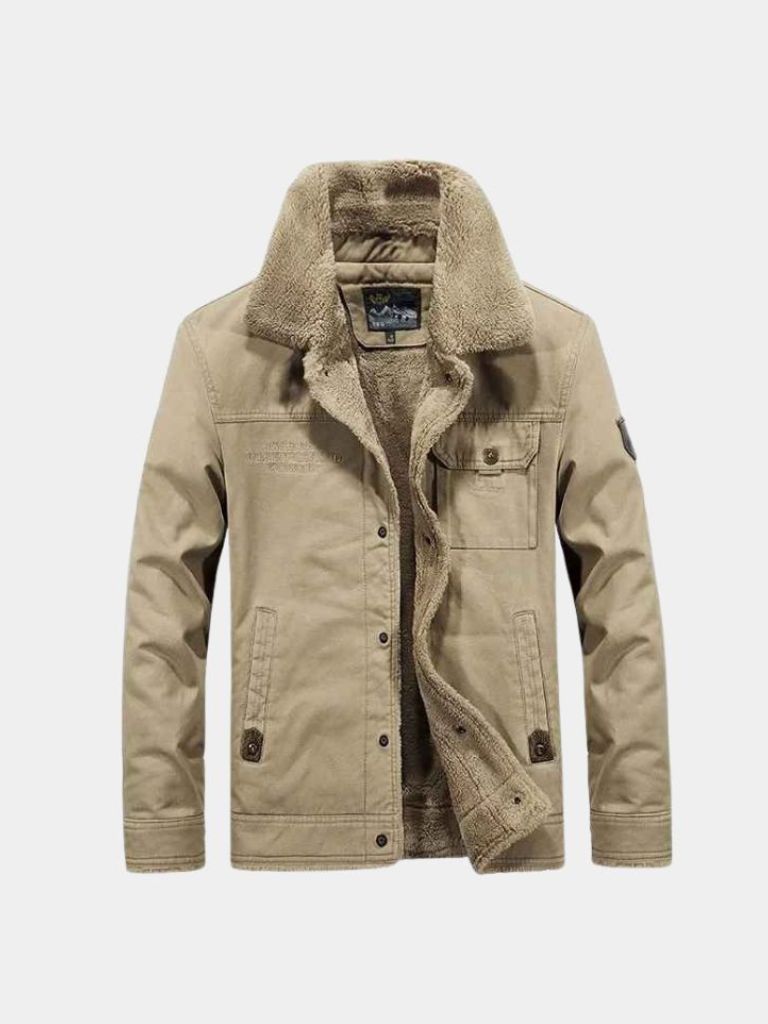 Men’s Aviator Jacket – Vintage Military Vintage Flight Style