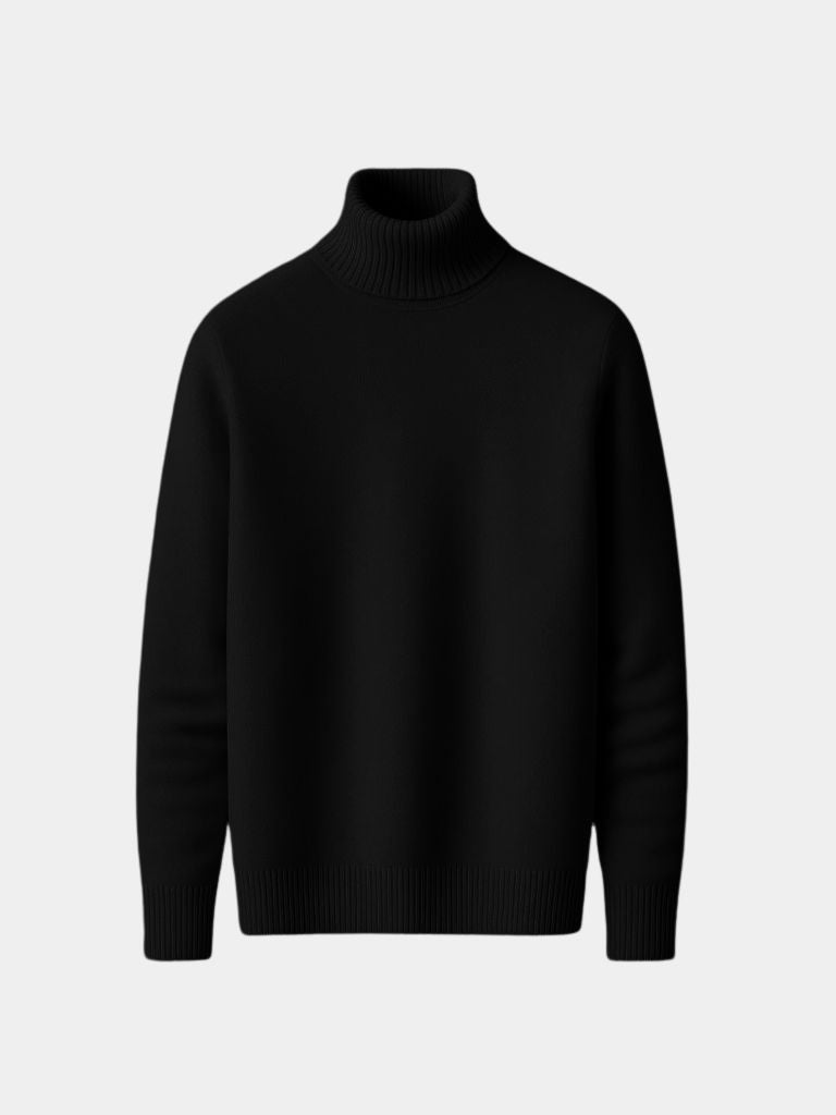 Men’s Sweater – Aurelius Wool Turtleneck Modern Everyday Design