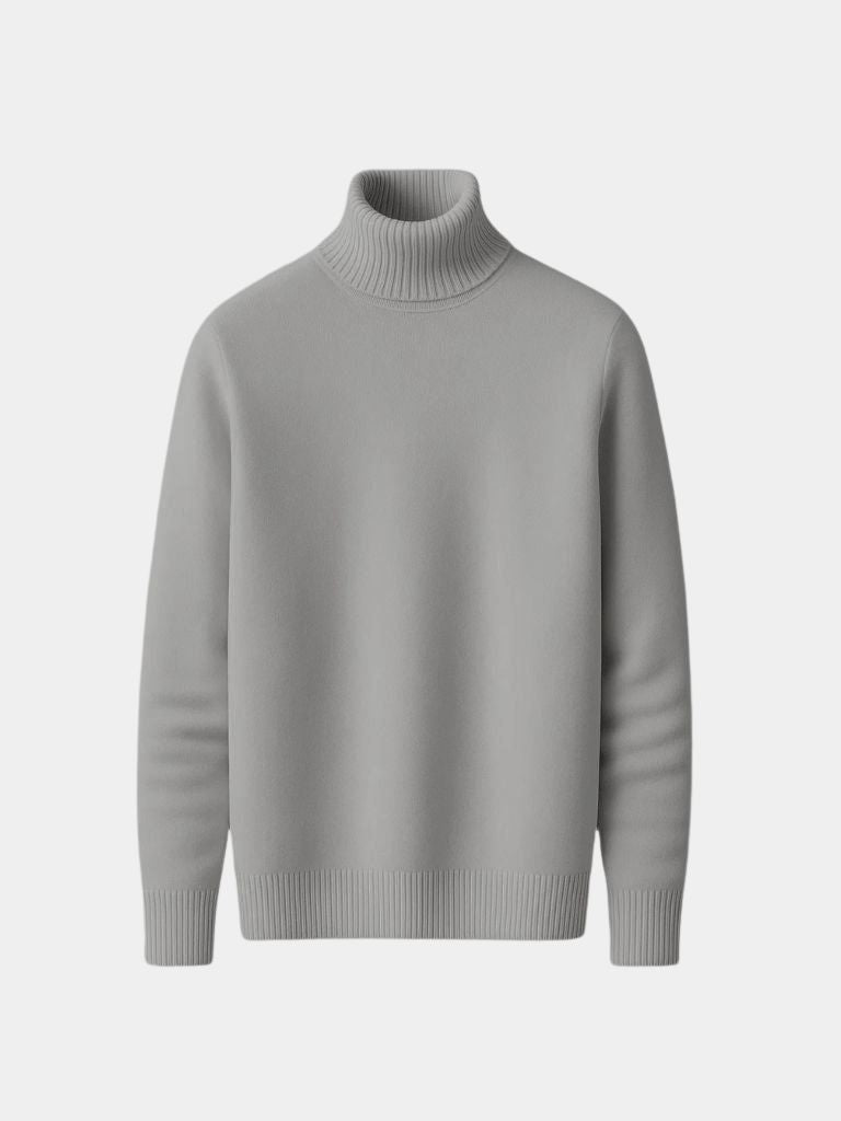 Men’s Sweater – Aurelius Wool Turtleneck Modern Everyday Design