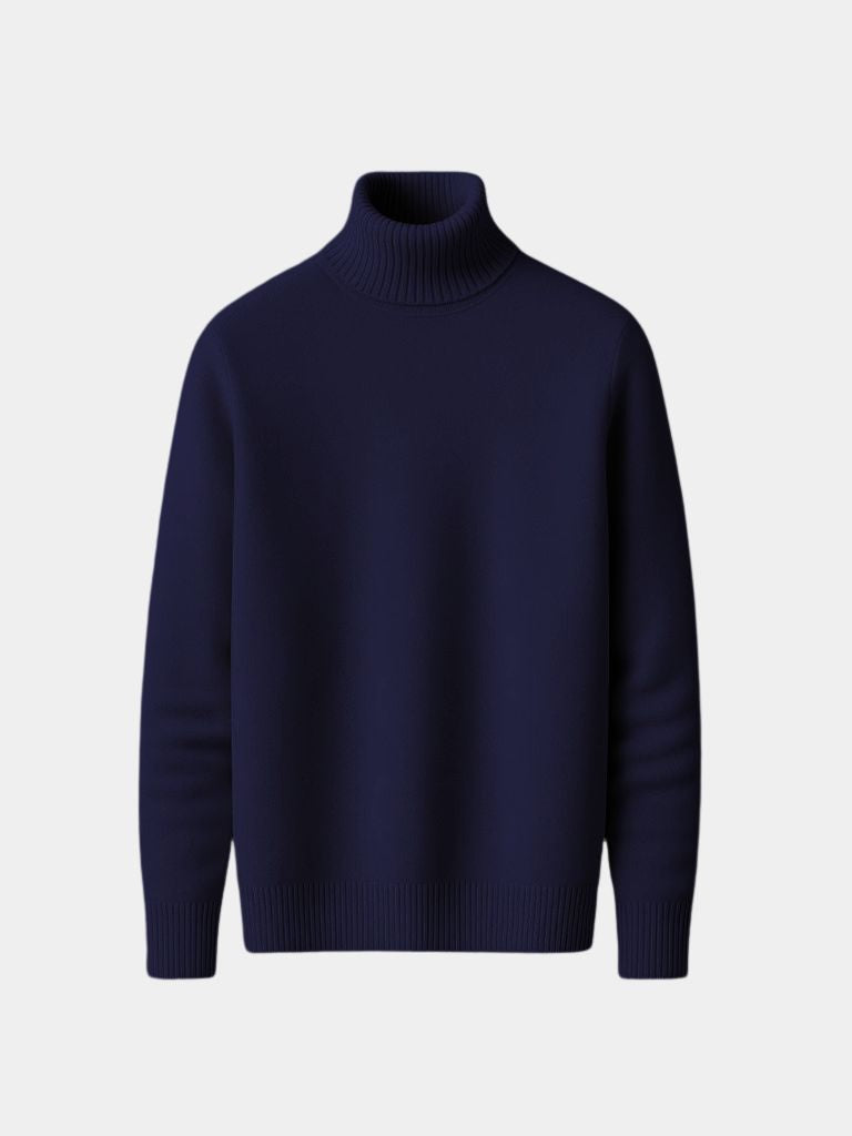 Men’s Sweater – Aurelius Wool Turtleneck Modern Everyday Design