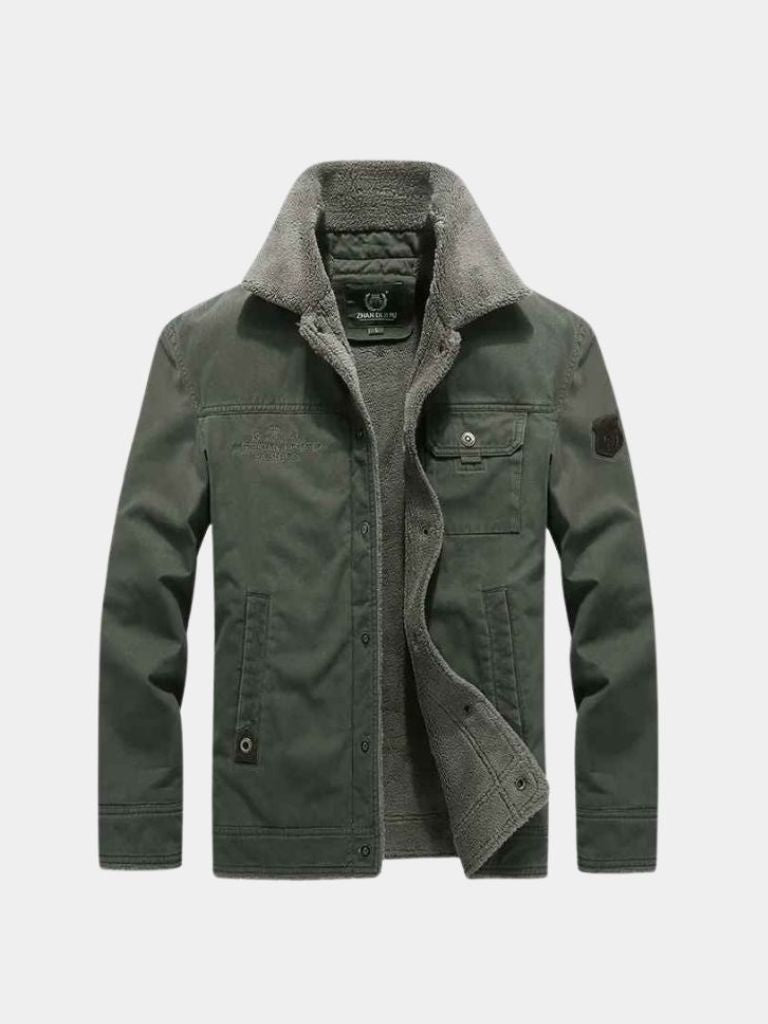 Men’s Aviator Jacket – Vintage Military Vintage Flight Style