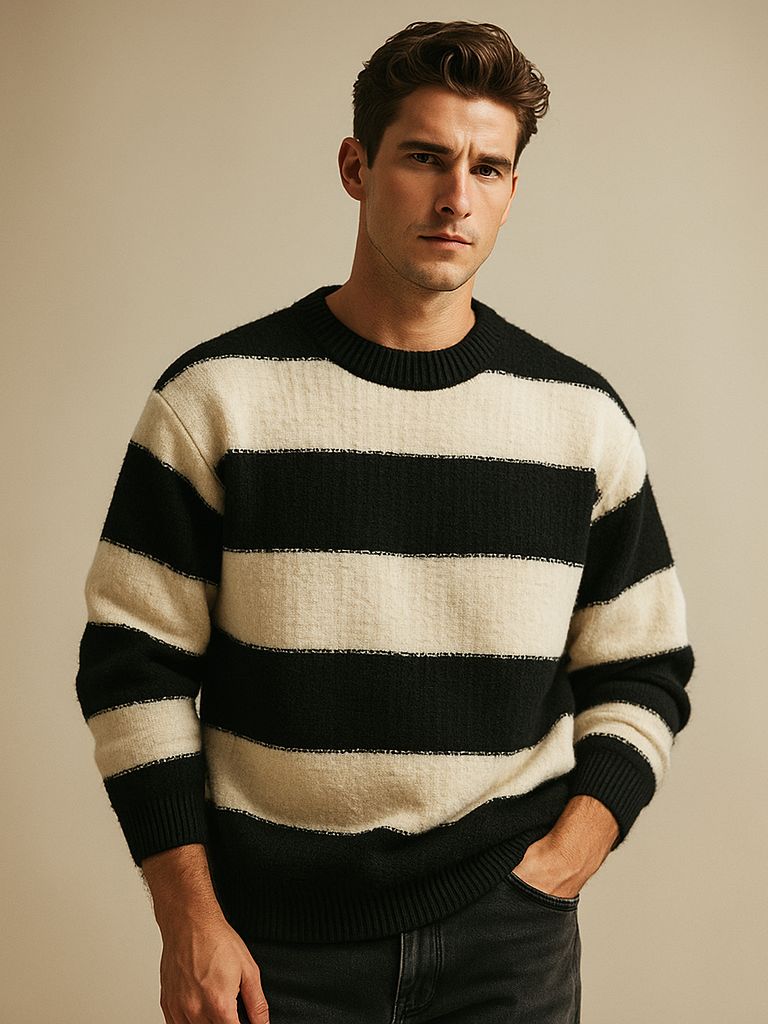Men’s Knit Sweater – Minimalist Everyday Style