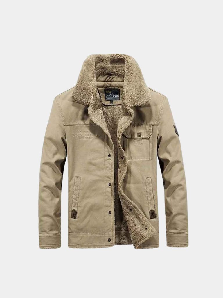 Men’s Aviator Jacket – Vintage Military Vintage Flight Style