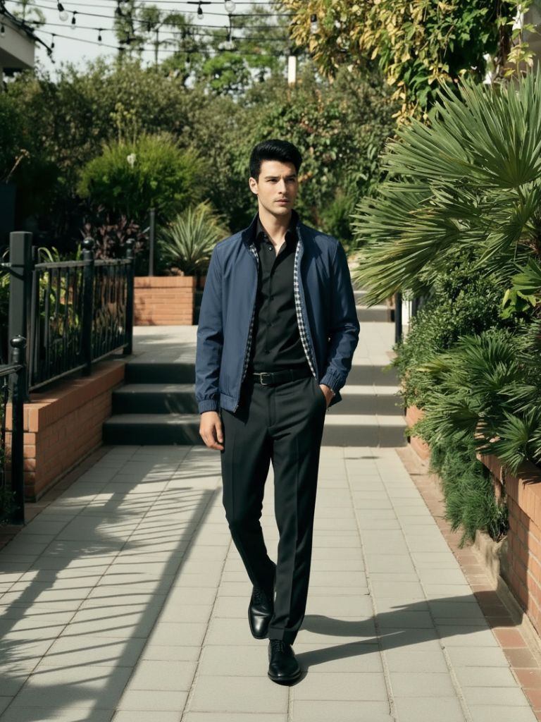 Men’s Bomber Jacket – Modern Streetwear Fit