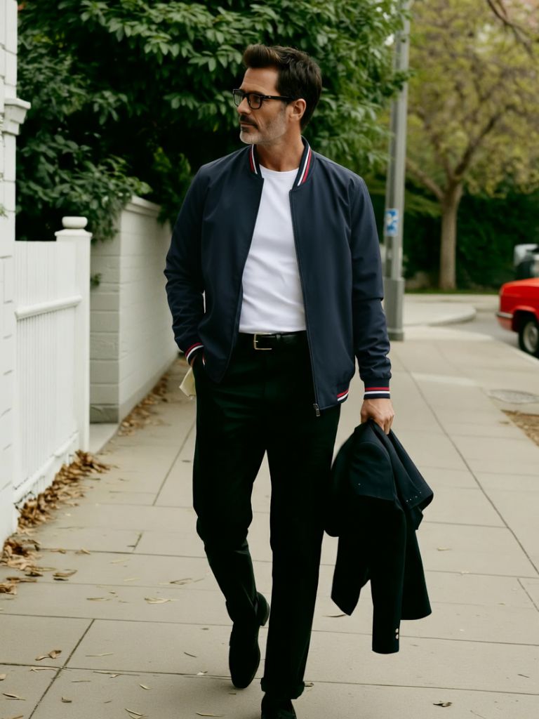 Men’s Bomber Jacket – Modern Streetwear Fit