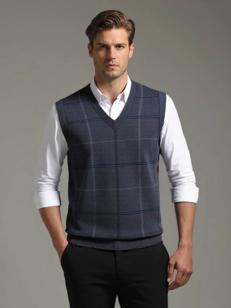 Men’s Jacket – Academic Checkered Kinit Modern Everyday Design