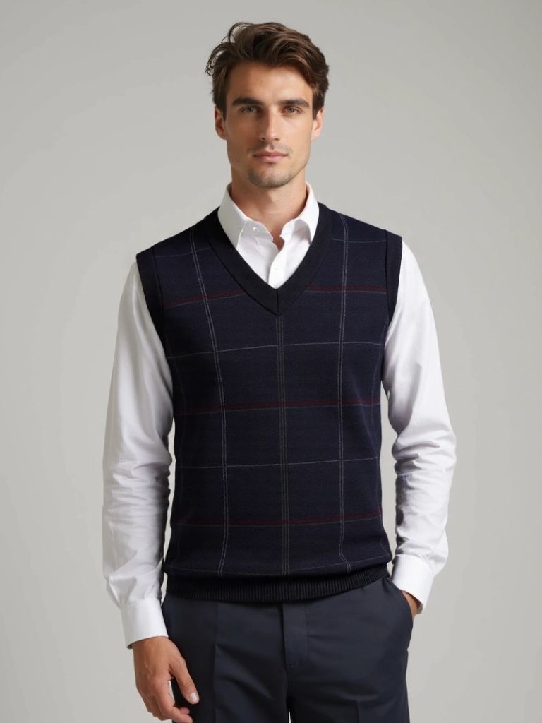Men’s Jacket – Academic Checkered Kinit Modern Everyday Design