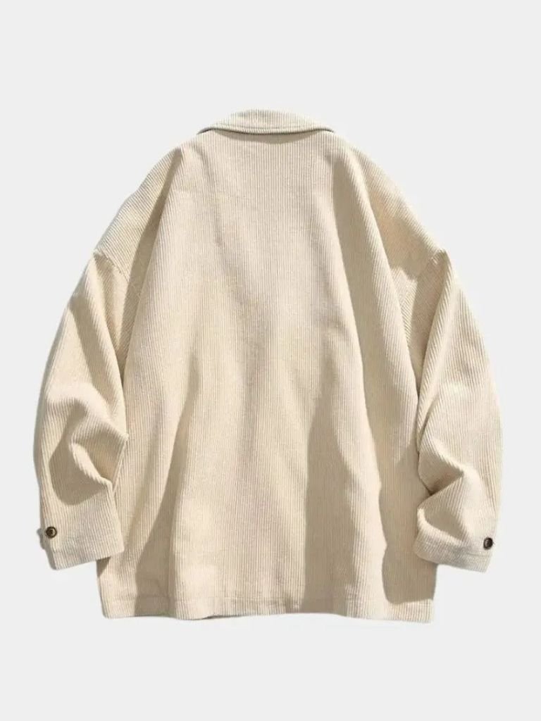 Men’s Corduroy Jacket – Retro Textured Design