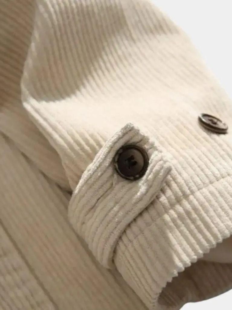 Men’s Corduroy Jacket – Retro Textured Design