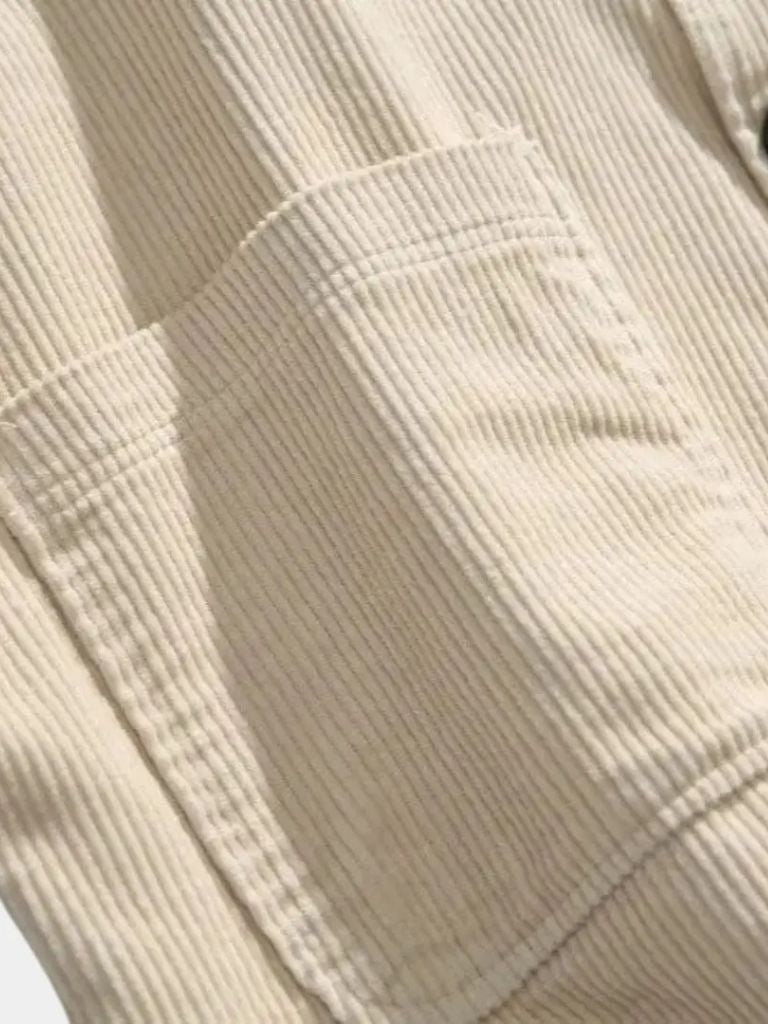 Men’s Corduroy Jacket – Retro Textured Design
