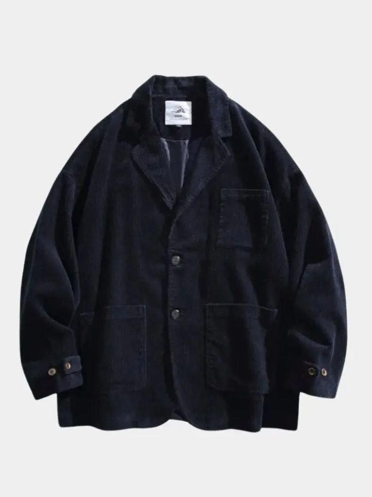 Men’s Corduroy Jacket – Retro Textured Design