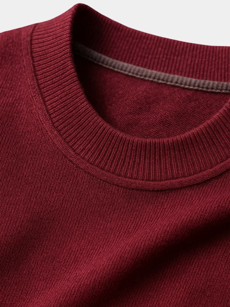 Men’s Knit Knit Sweater – Crew Neck Knitwear Casual Everyday Knitwear