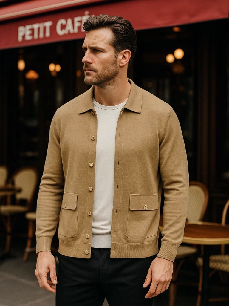 Men’s Cashmere Sweater – Essential Soft Luxury Knit
