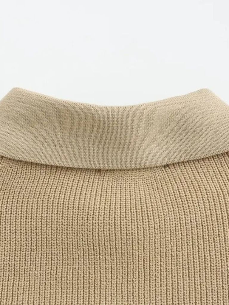 Men’s Knit Sweater – Essential Half Zip Casual Everyday Knitwear