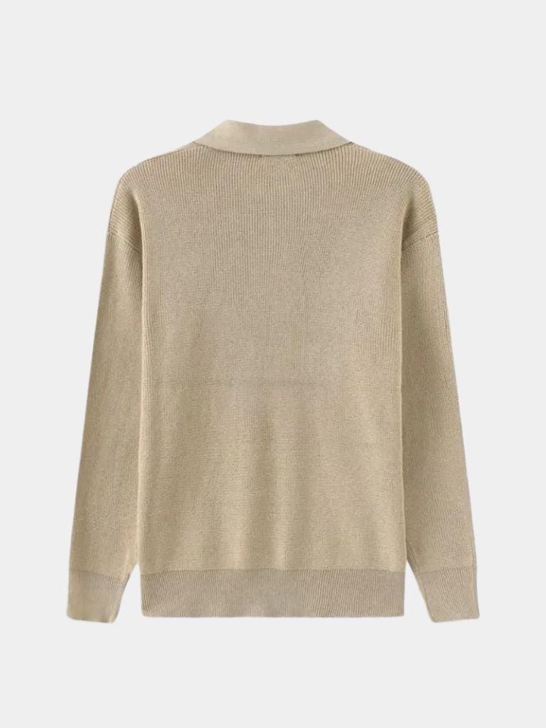 Men’s Knit Sweater – Essential Half Zip Casual Everyday Knitwear