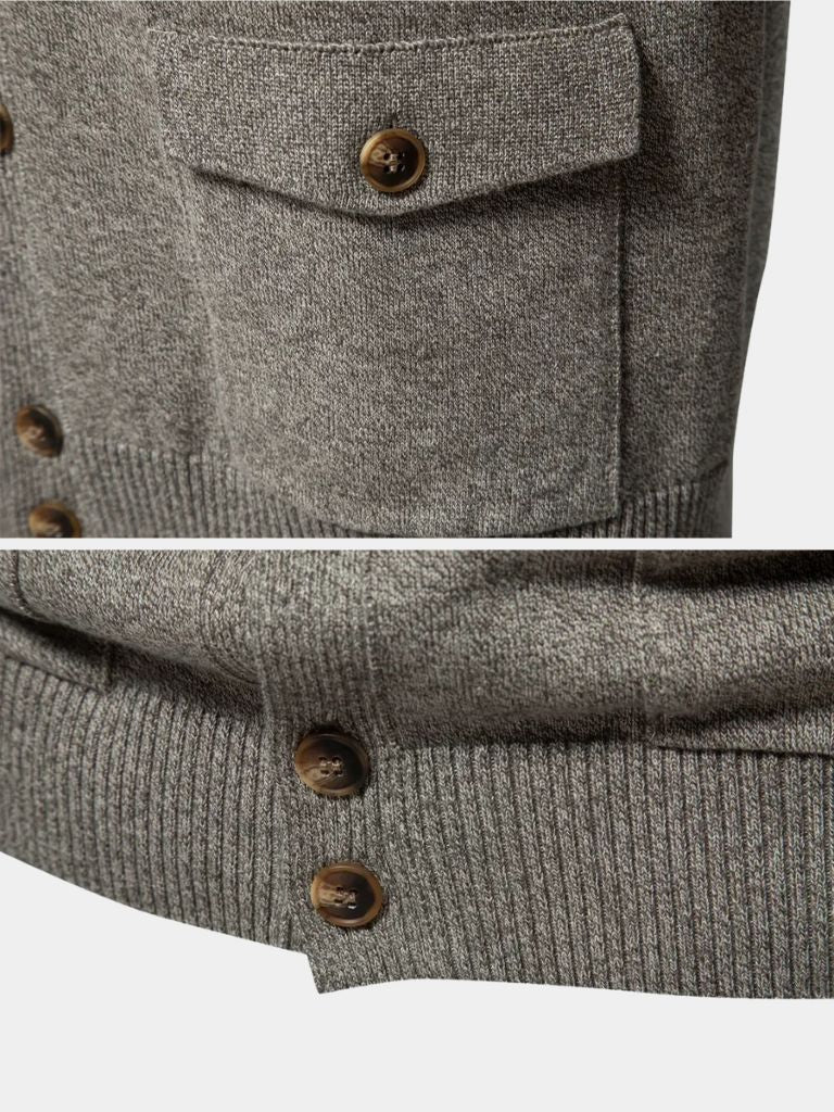 Men’s Cardigan Sweater – Essential Casual Everyday Knitwear