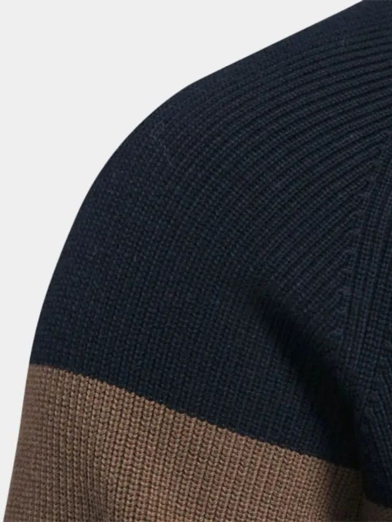 Men’s Knit Sweater – Essential Zipper Casual Everyday Knitwear