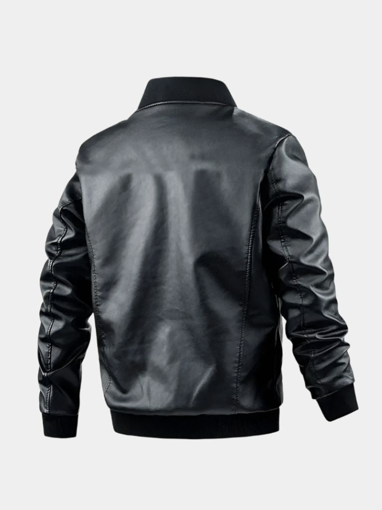Men’s Leather Jacket – Essential Classic Moto Style