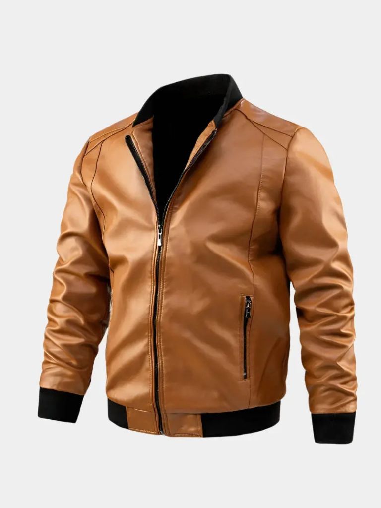 Men’s Leather Jacket – Essential Classic Moto Style
