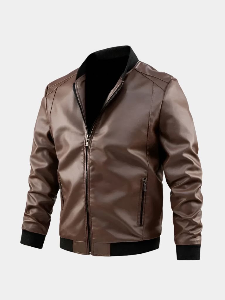 Men’s Leather Jacket – Essential Classic Moto Style