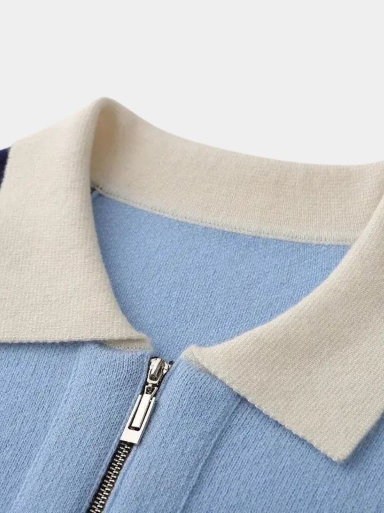Men’s Knit Sweater – Essential Polo Casual Everyday Knitwear