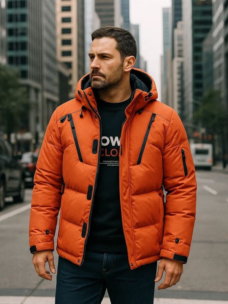 Men’s Puffer Jacket – Essential Quilted Winter Warmth
