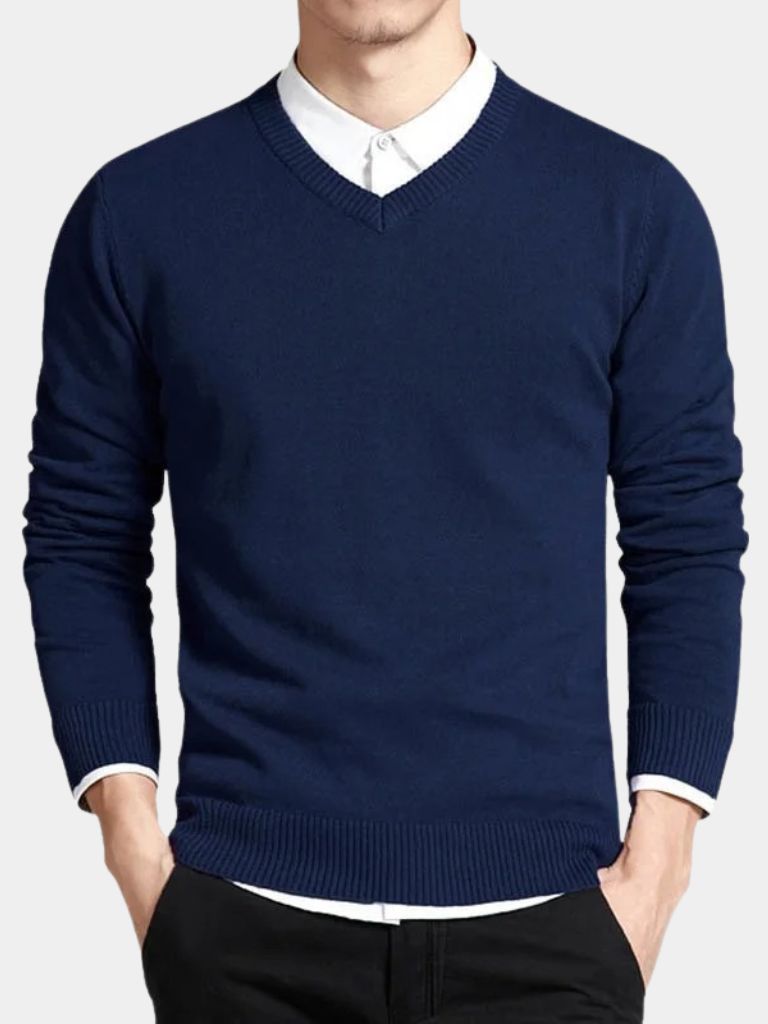 Men’s Knit Sweater – Essential Pullover Casual Everyday Knitwear