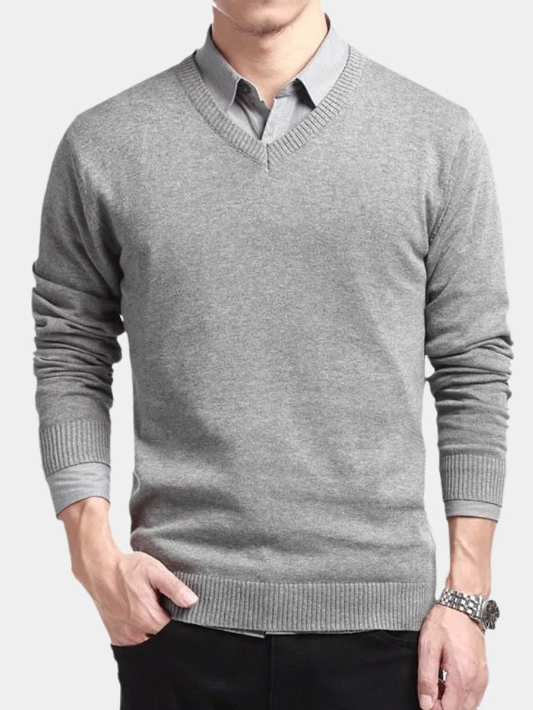 Men’s Knit Sweater – Essential Pullover Casual Everyday Knitwear