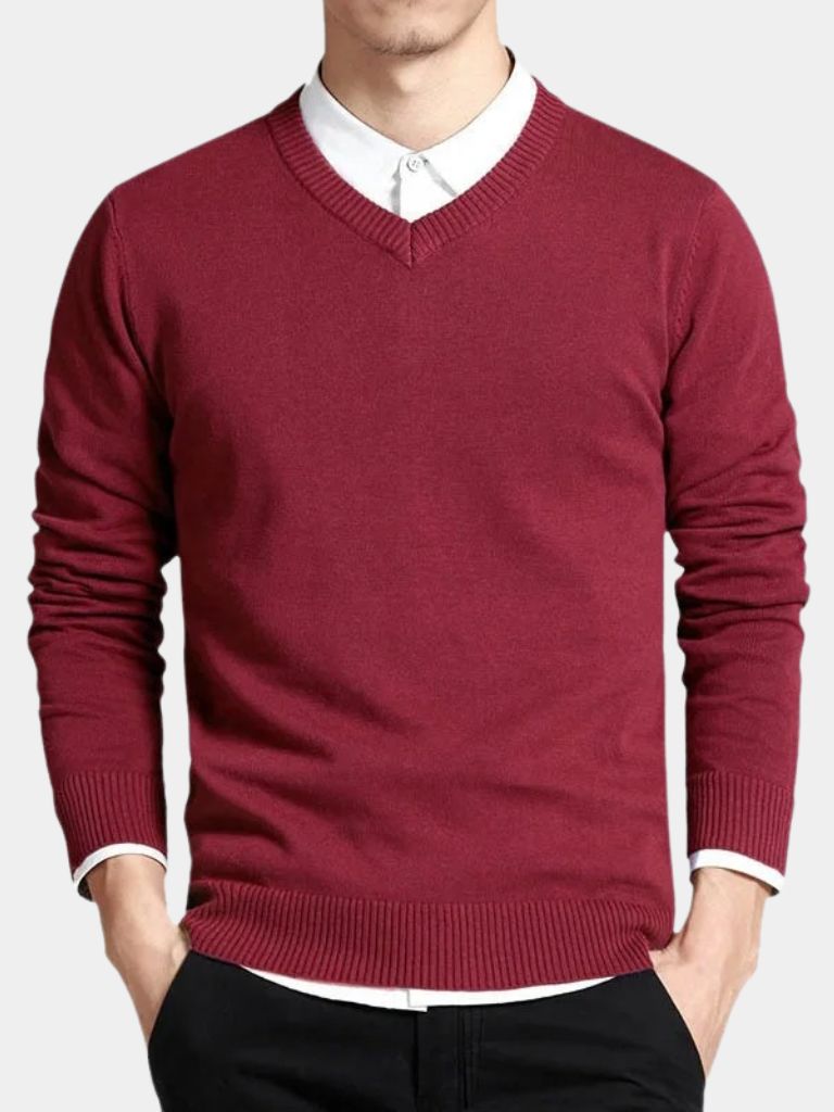 Men’s Knit Sweater – Essential Pullover Casual Everyday Knitwear