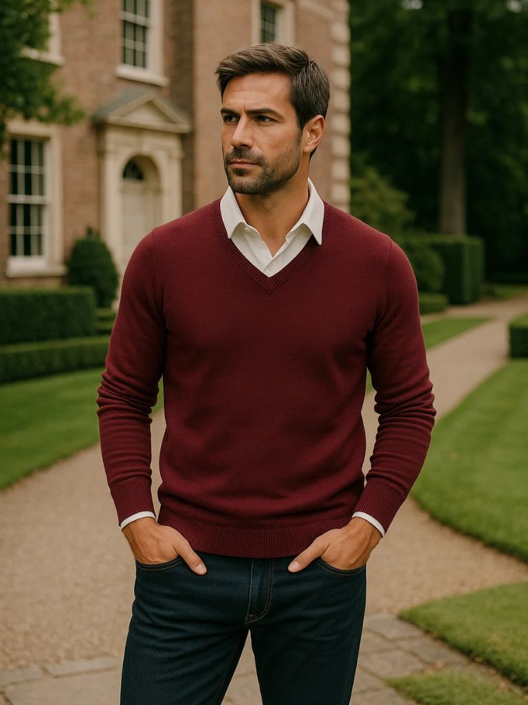 Men’s Knit Sweater – Essential Pullover Casual Everyday Knitwear