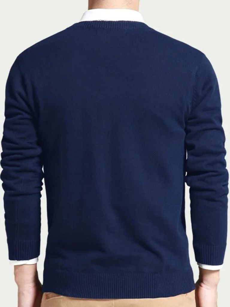 Men’s Knit Sweater – Essential Pullover Casual Everyday Knitwear