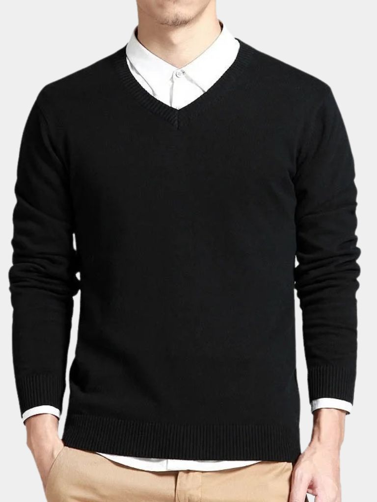 Men’s Knit Sweater – Essential Pullover Casual Everyday Knitwear