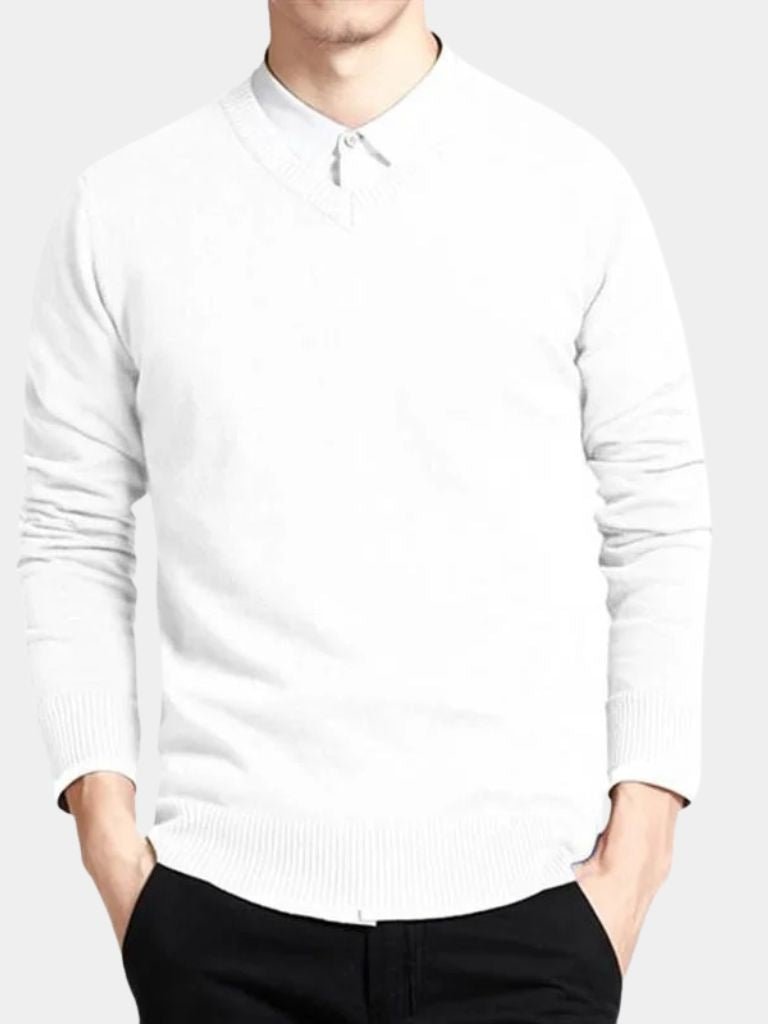 Men’s Knit Sweater – Essential Pullover Casual Everyday Knitwear