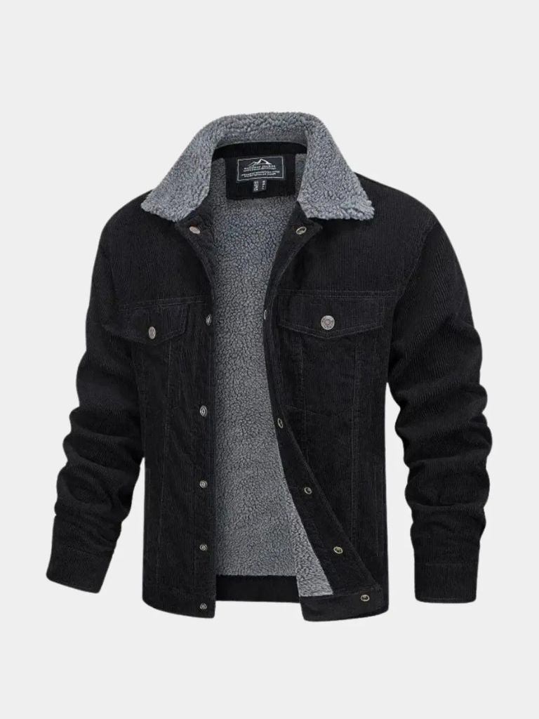 Men’s Sherpa Jacket – Heritage Fleece-Lined Warmth