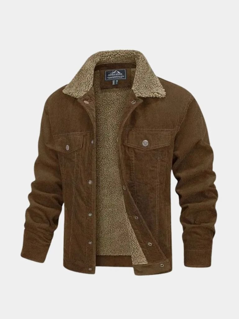 Men’s Sherpa Jacket – Heritage Fleece-Lined Warmth