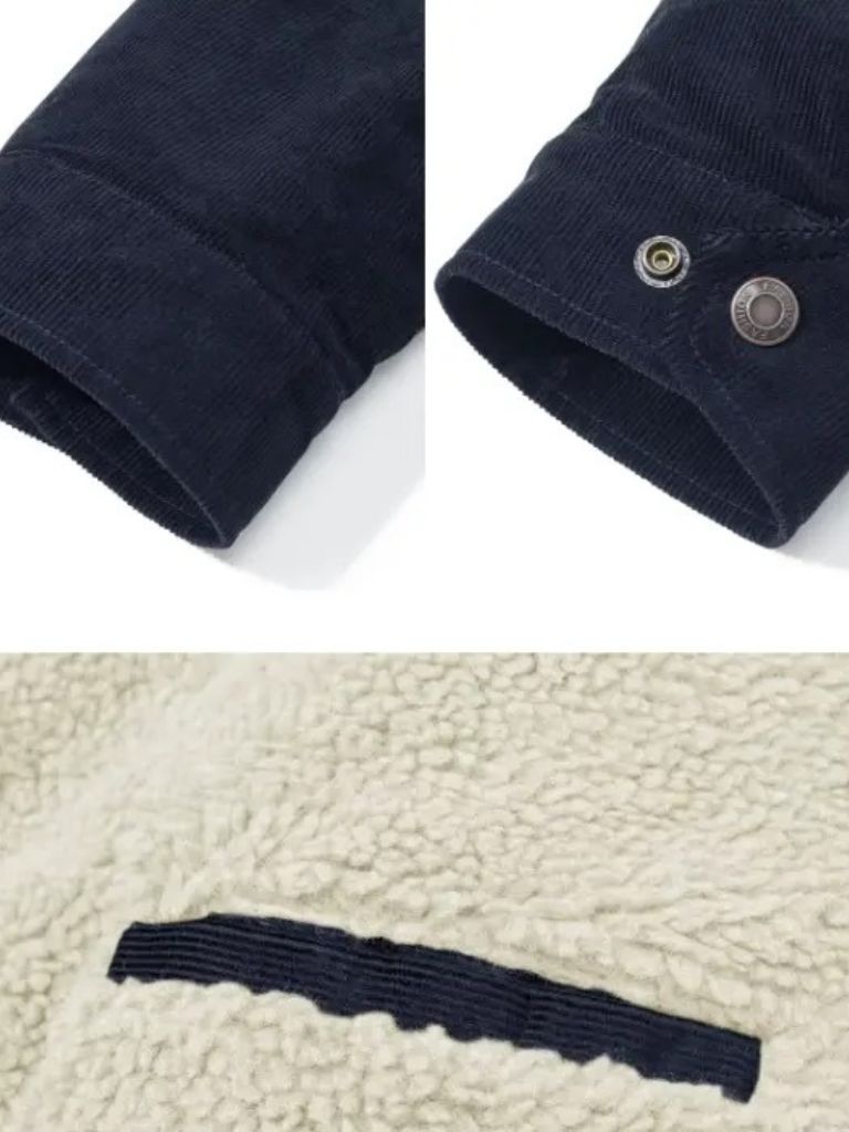 Men’s Sherpa Jacket – Heritage Fleece-Lined Warmth