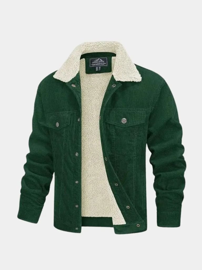 Men’s Sherpa Jacket – Heritage Fleece-Lined Warmth