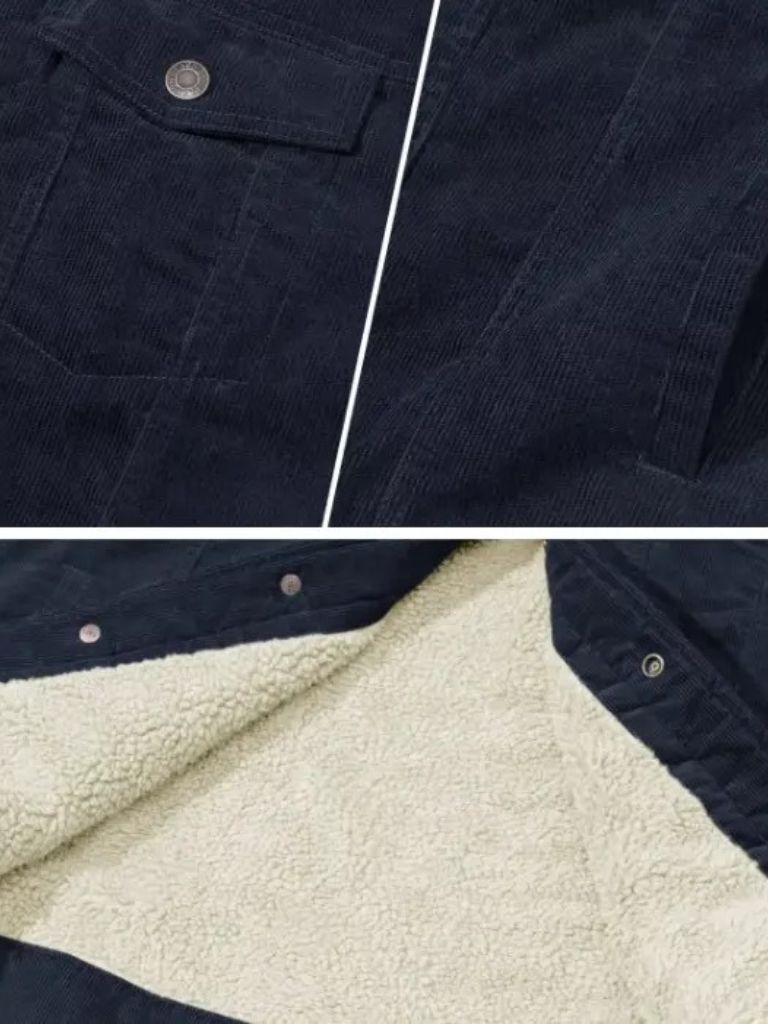 Men’s Sherpa Jacket – Heritage Fleece-Lined Warmth
