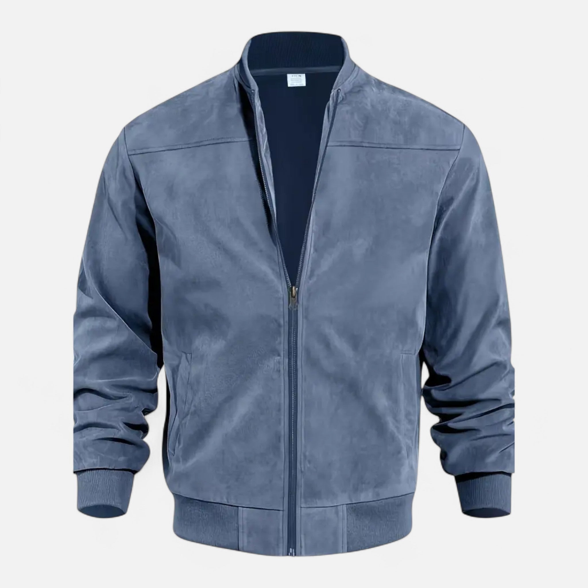 Men’s Bomber Jacket – Solenne Lightweight Vintage Modern Streetwear Fit