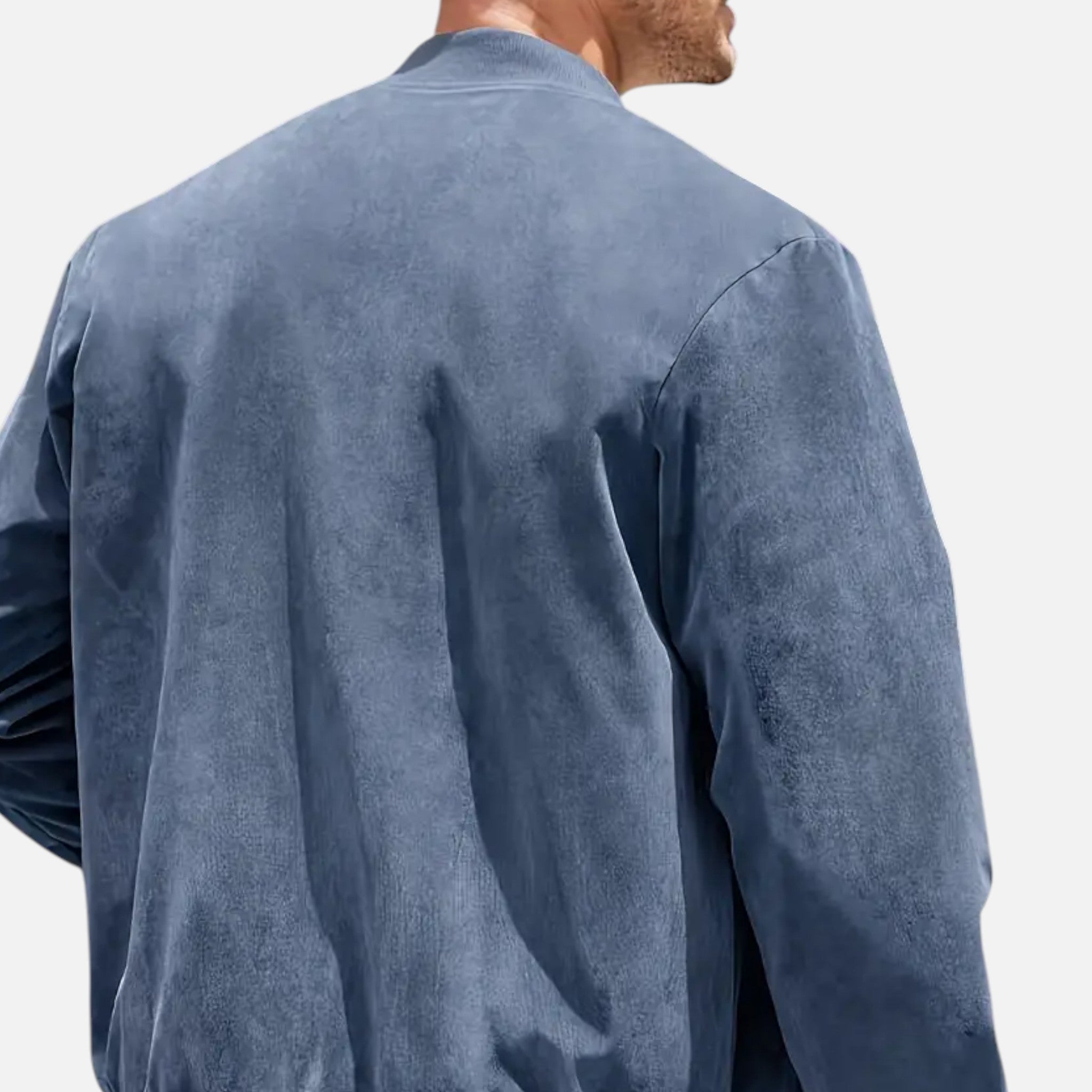 Men’s Bomber Jacket – Solenne Lightweight Vintage Modern Streetwear Fit
