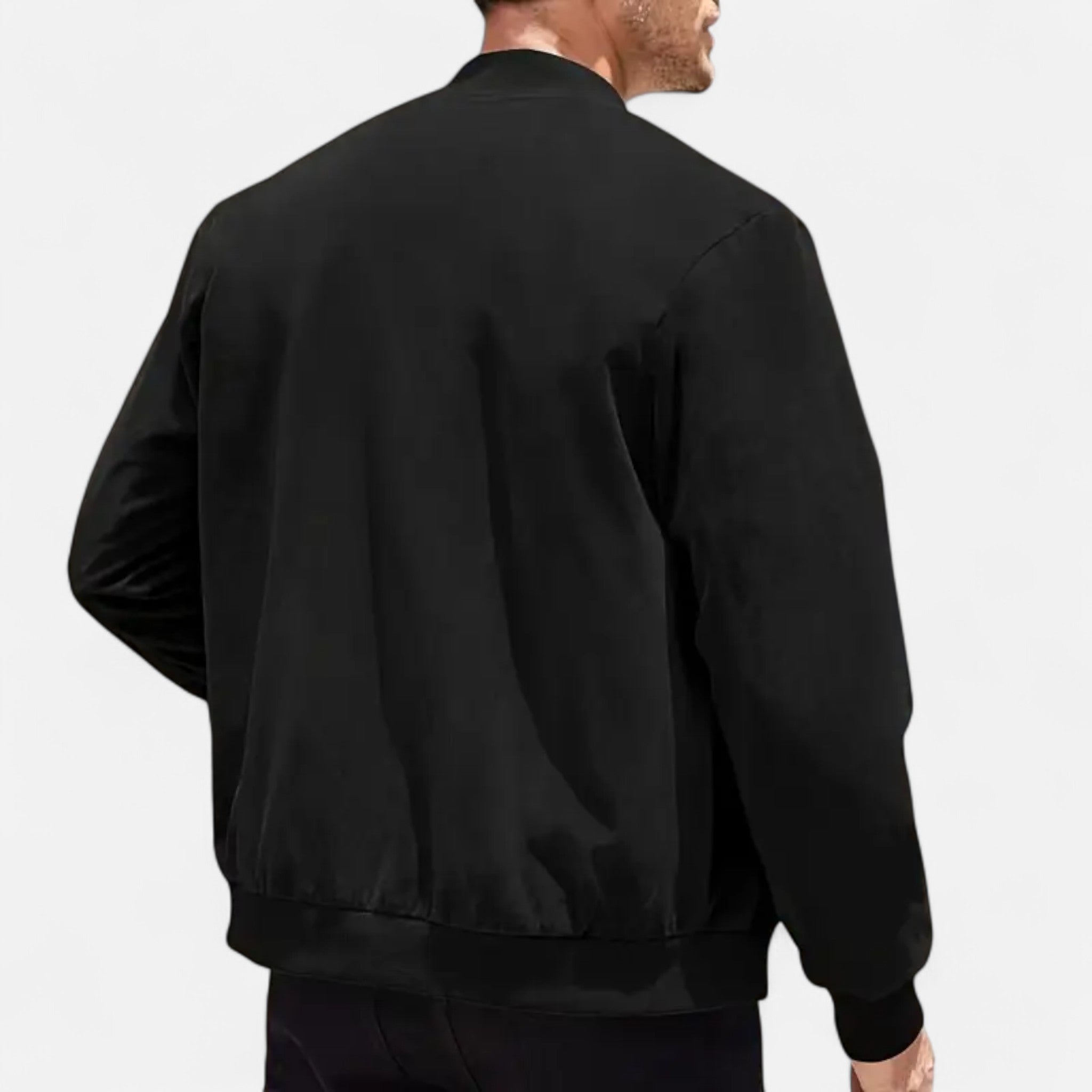 Men’s Bomber Jacket – Solenne Lightweight Vintage Modern Streetwear Fit