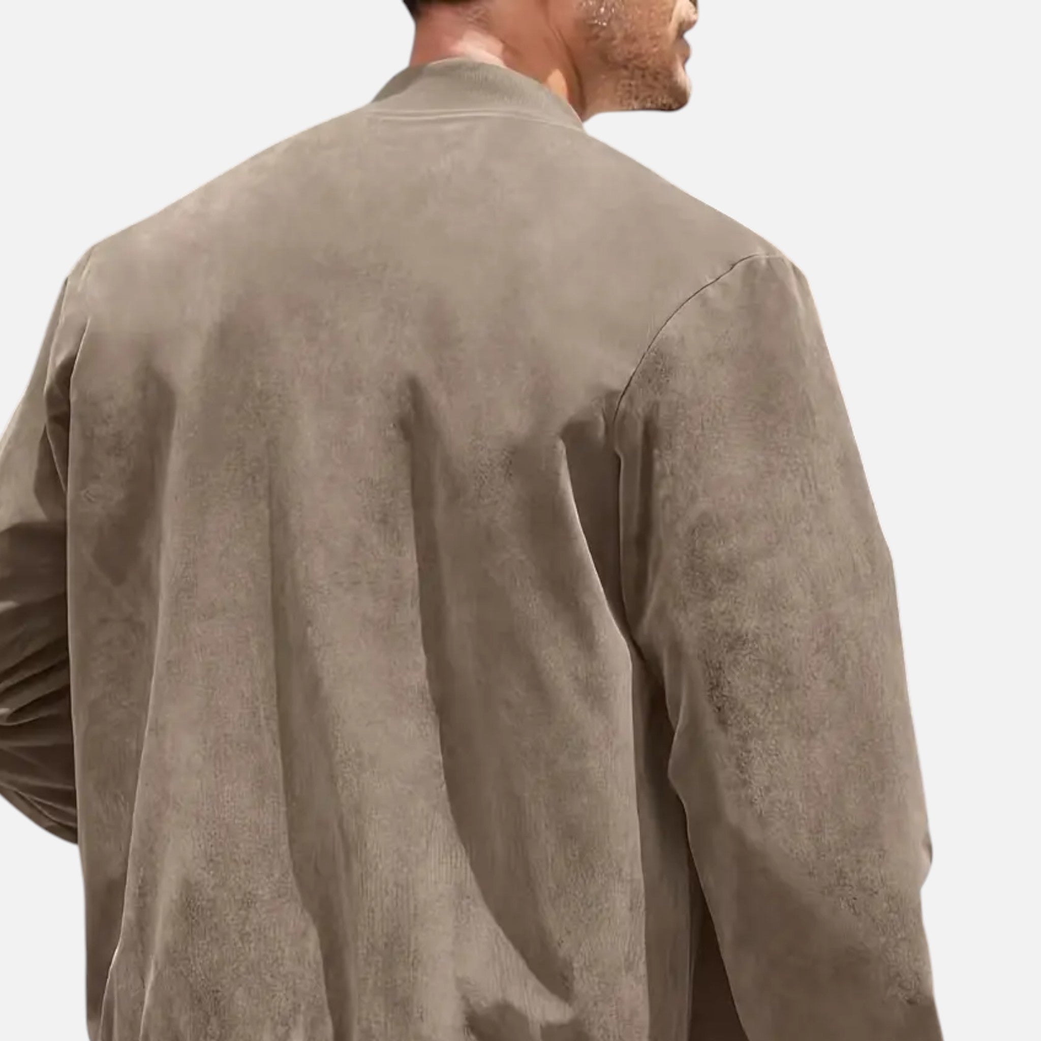 Men’s Bomber Jacket – Solenne Lightweight Vintage Modern Streetwear Fit