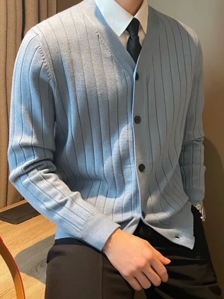 Men’s Cardigan Sweater – Casual Everyday Knitwear