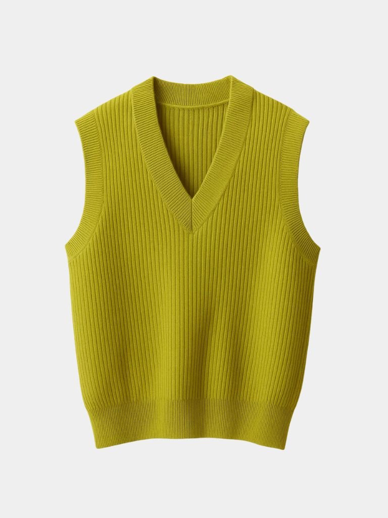 Men’s Knit Sweater – Vest Waistcoat Casual Everyday Knitwear