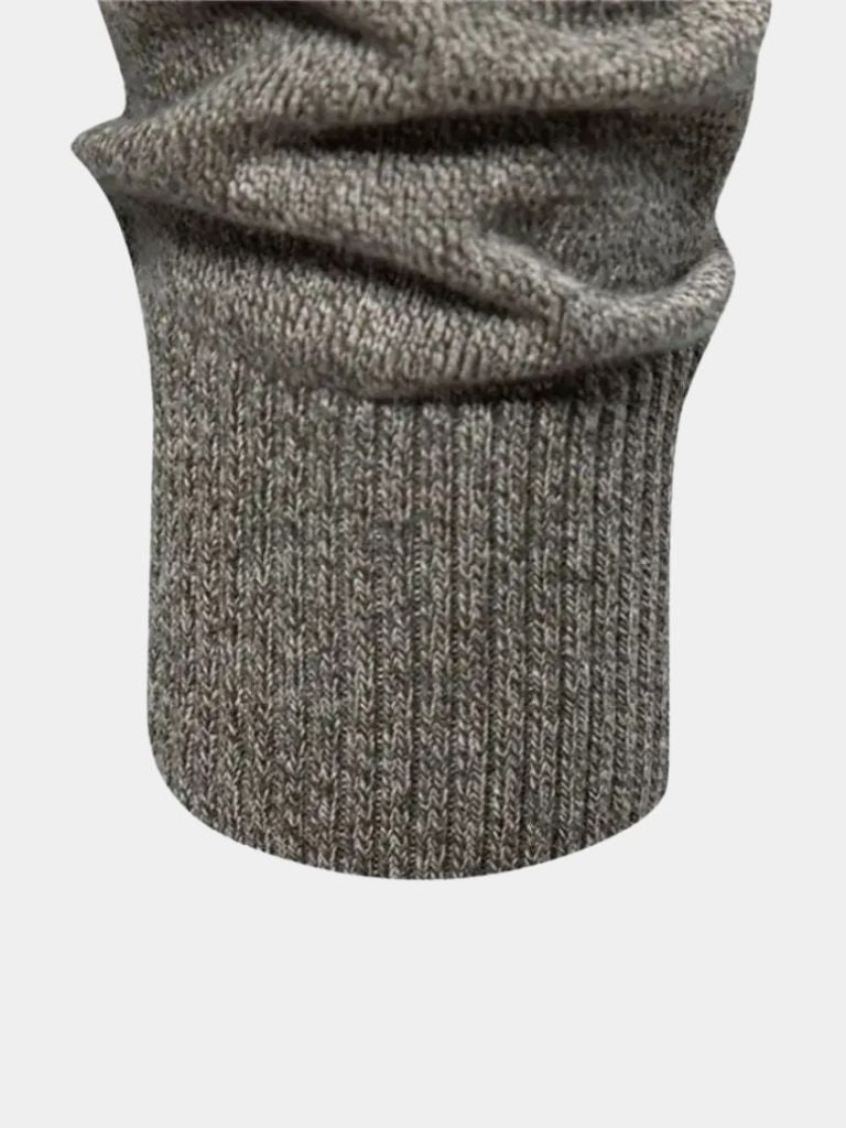 Men’s Cardigan Sweater – Knitted Stand Collar Casual Everyday Knitwear